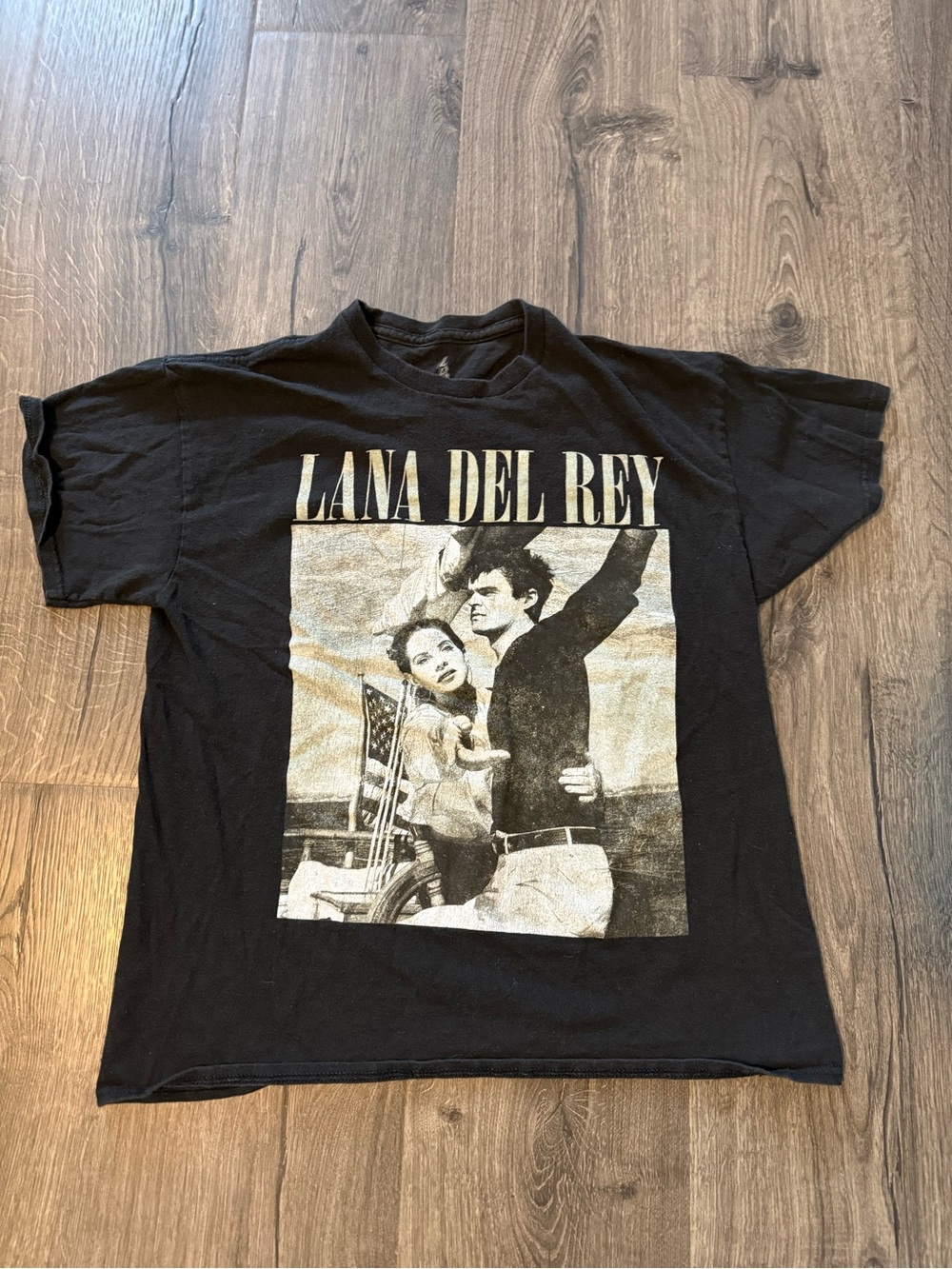 Black Graphic Tee Lana Del Rey. XS